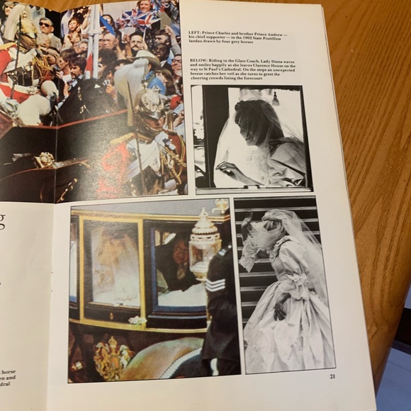 Livre souvenir du prince Charles et lady diana . En anglais 48 pages - Picture 10 of 11